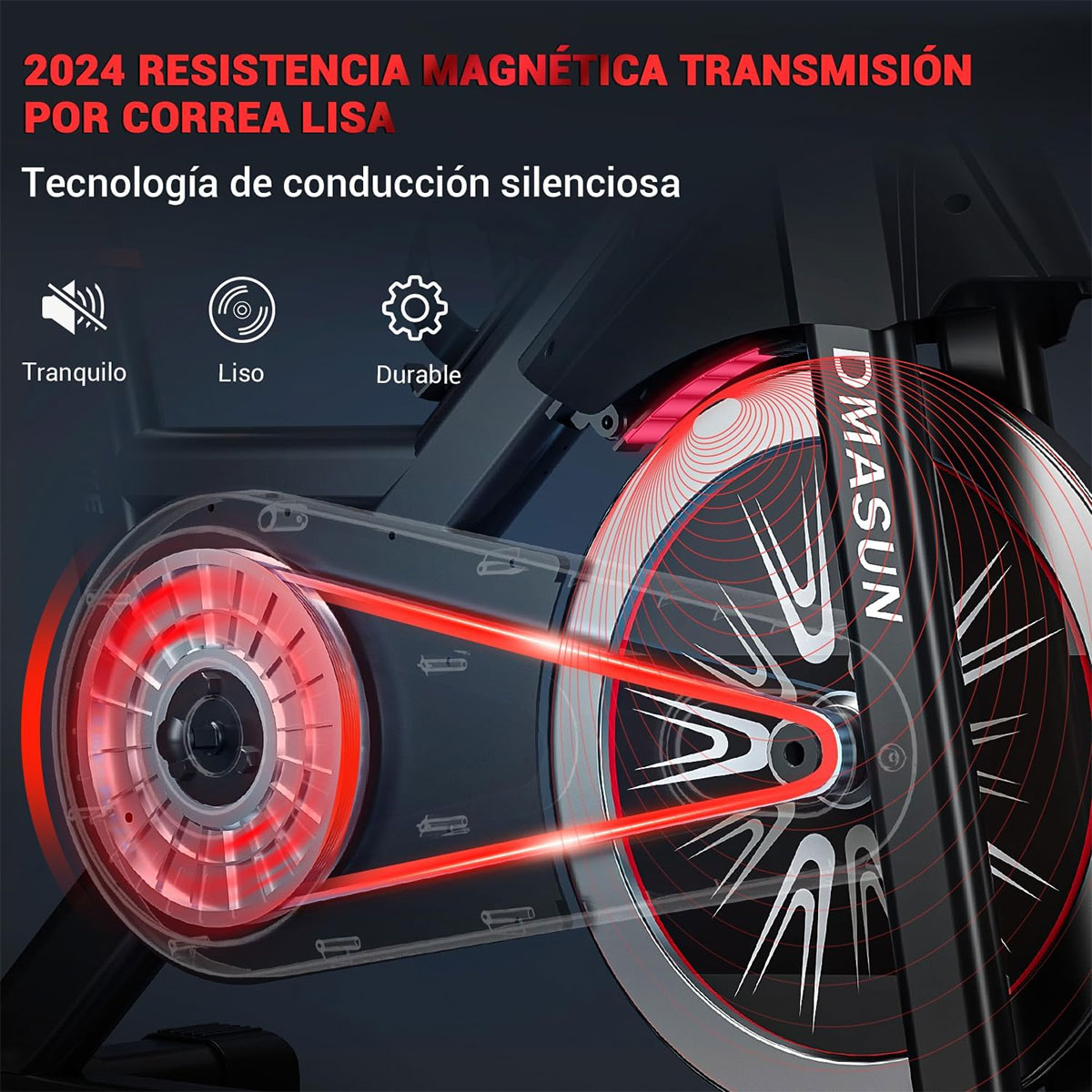 Esta es la bicicleta estática profesional con resistencia magnética mejor valorada (y una de las más vendidas) de Amazon