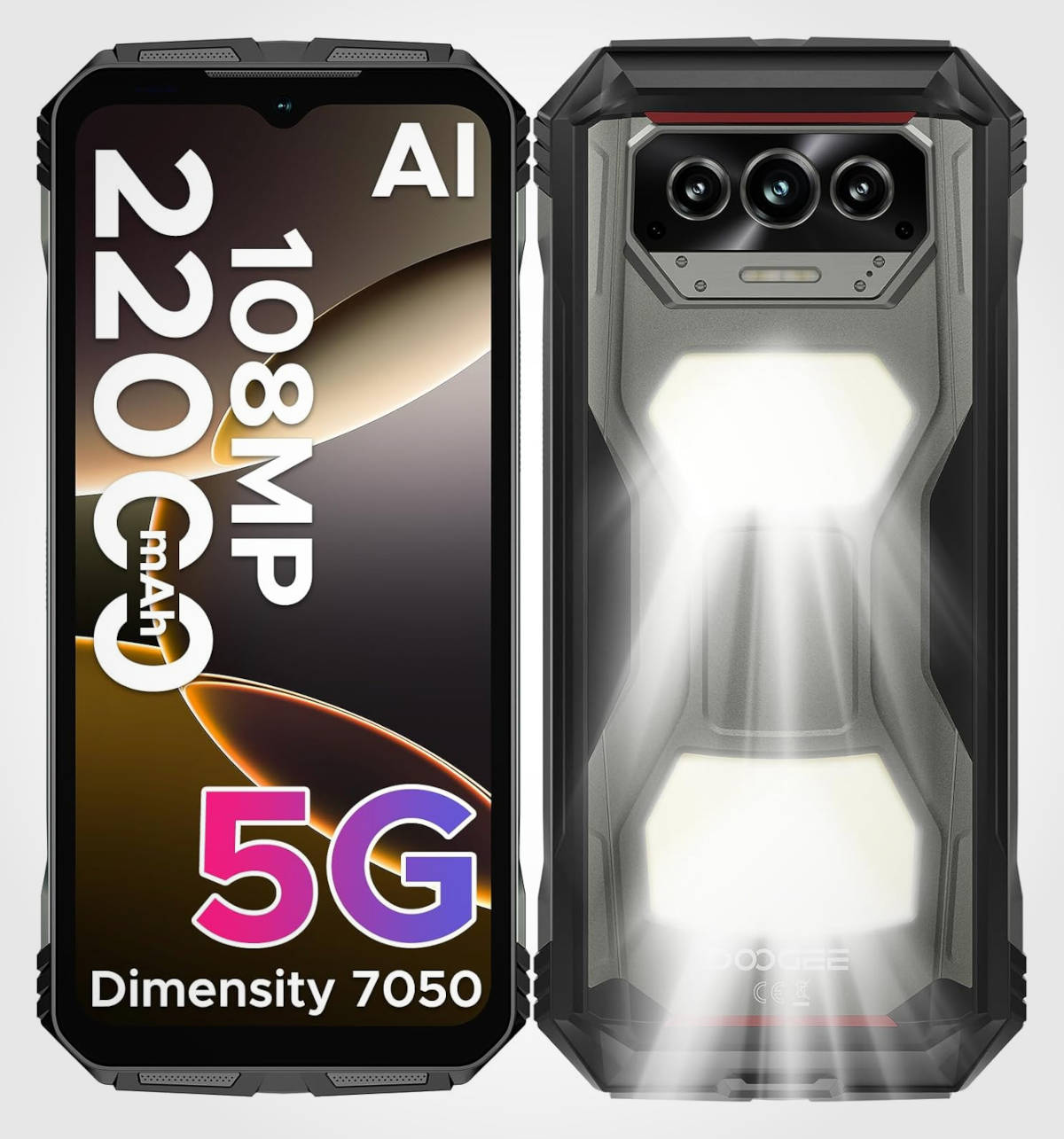 Doogee V MAX S: un móvil ultra resistente con 5G y batería de 22.000 mAh para aventuras extremas