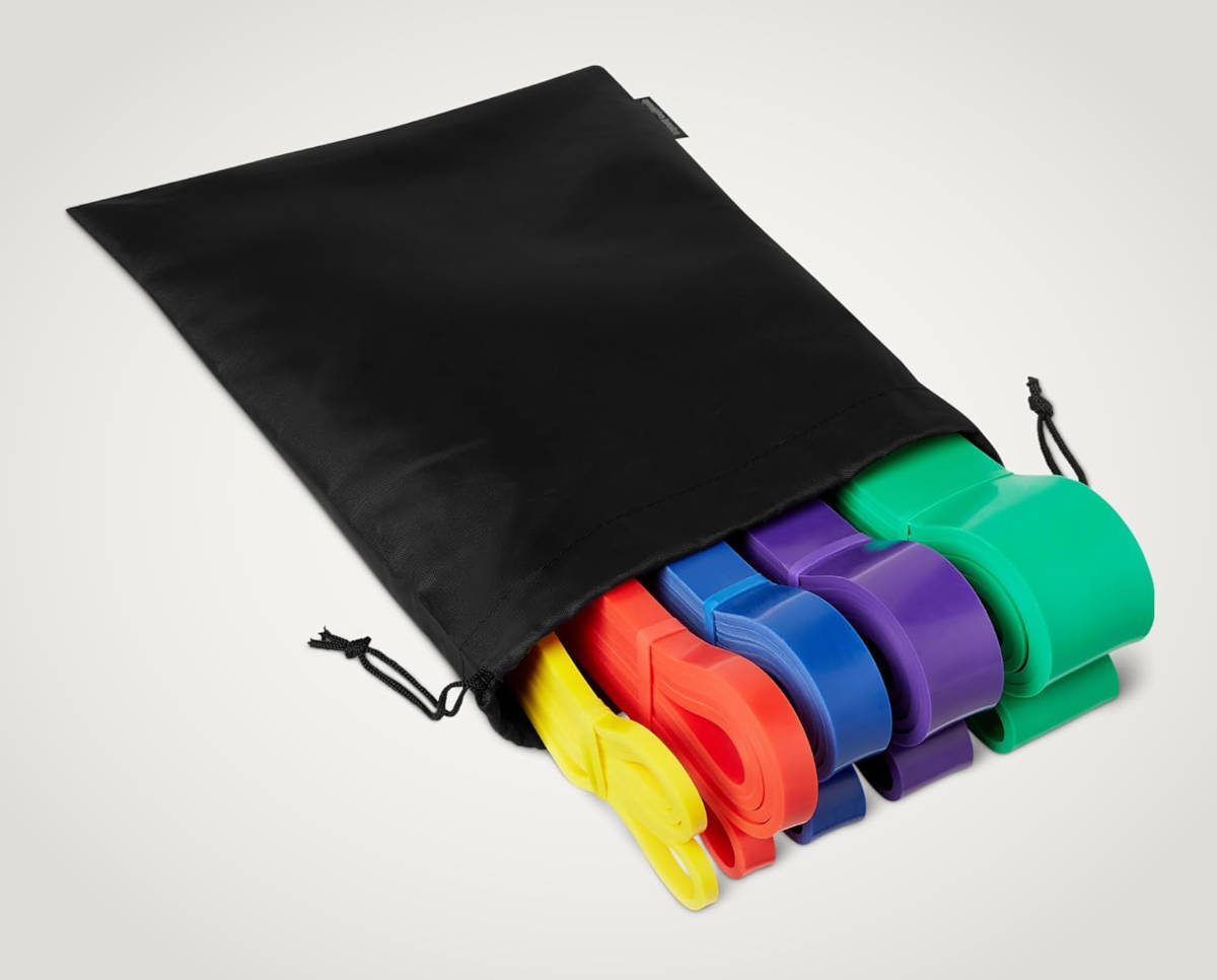 Bandas de resistencia Amazon Basics. Imagen: Amazon