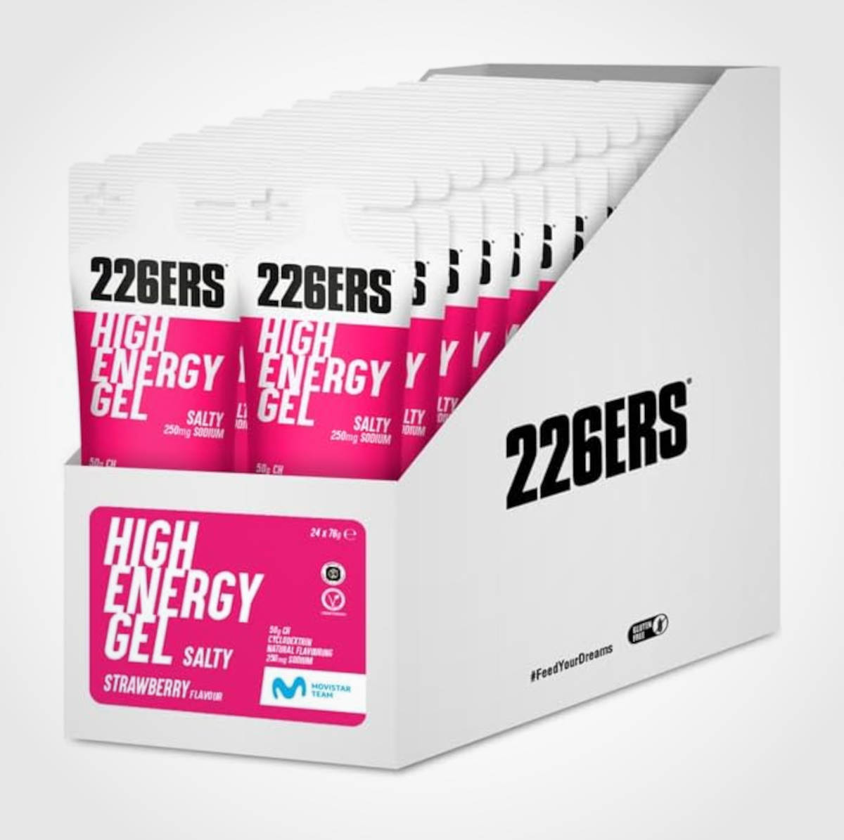 Gel Energético High Energy Salty Strawberry. Imagen: 226ERS