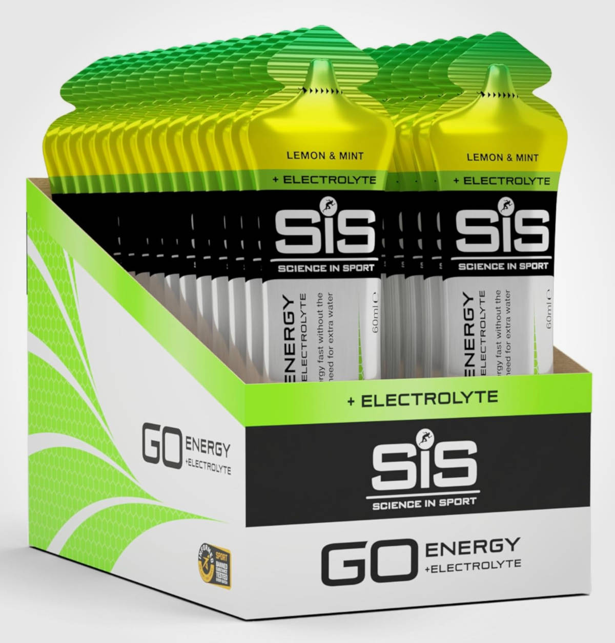 Gel Energético SiS GO Limón y Menta. Imagen: Science in Sport