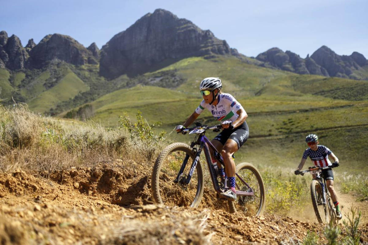 Vera Looser, otra candidata a la victoria. Imagen: Absa Cape Epic