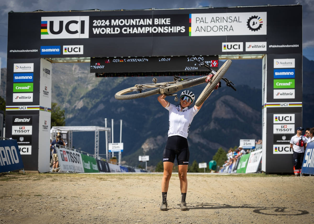 Sofia Wiedenroth en el Campeonato del Mundo de 2024. Imagen: Seb Schieck