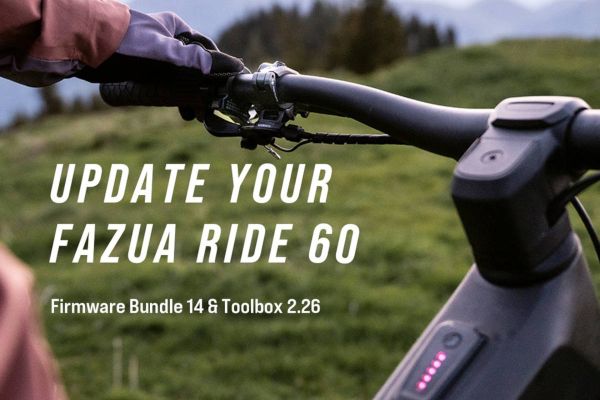 Fazua actualiza el sistema RIDE 60 con el Firmware Bundle 14 y Toolbox 2.26