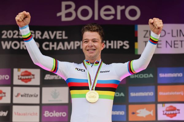 Florian Vermeersch conquista el oro en el Mundial de Gravel 2025 tras una exhibición en Limburgo