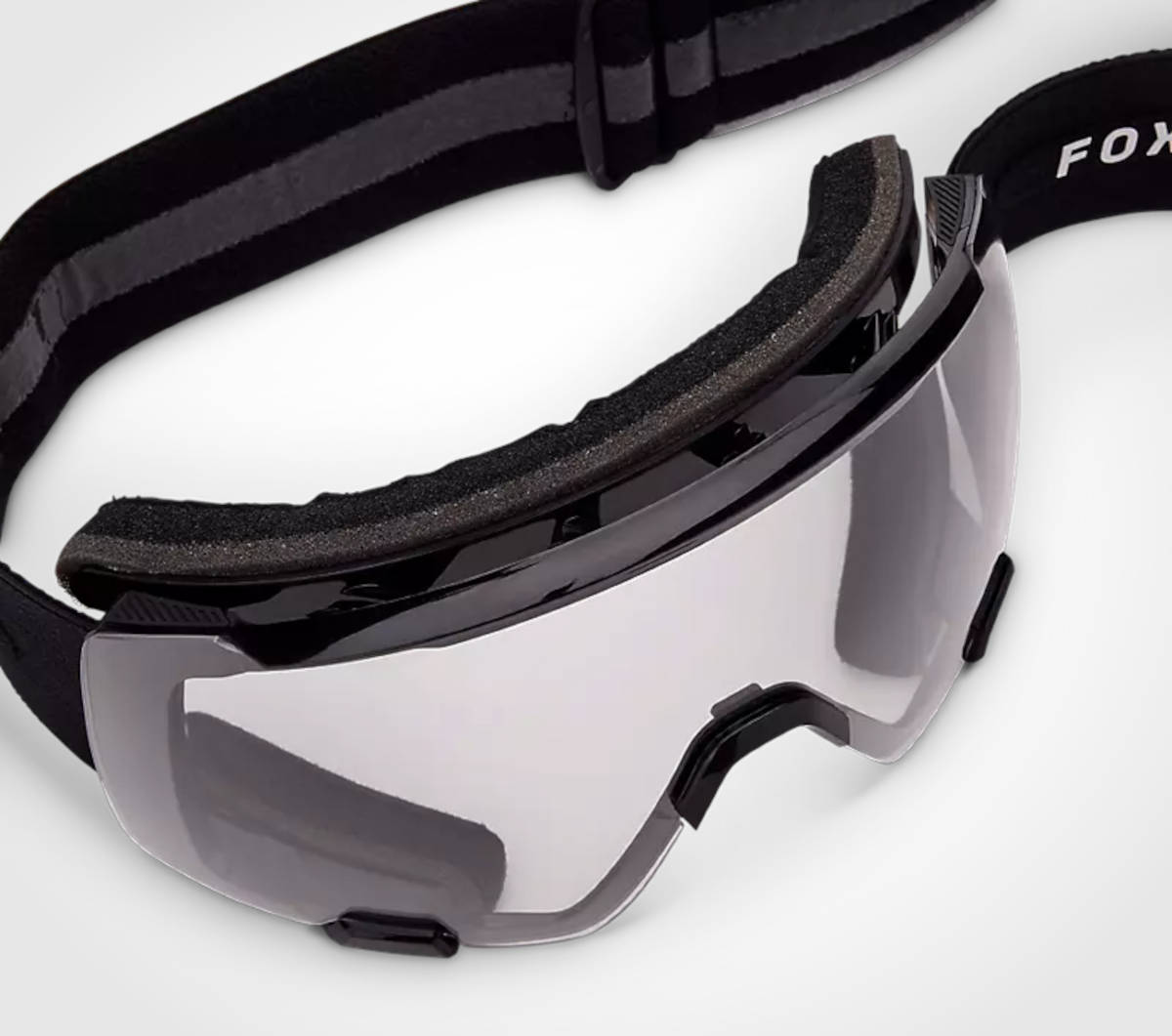 Gafas Purevue Negro/Transparente. Imagen: Fox Racing