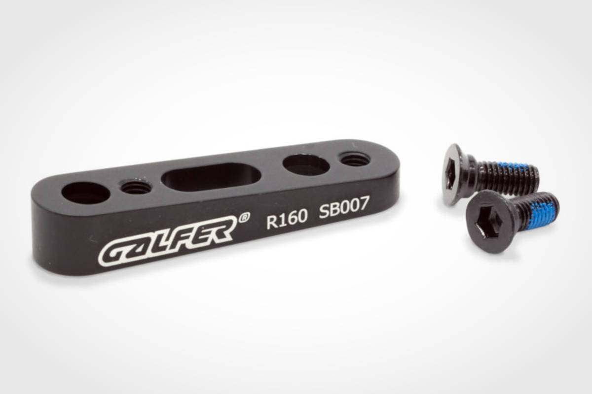 Adaptador Flatmount SB007. Imagen: Galfer Bike