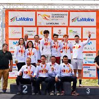 Dani Castellanos y Natalia Menéndez conquistan el Campeonato de España de Descenso 2025 en La Molina