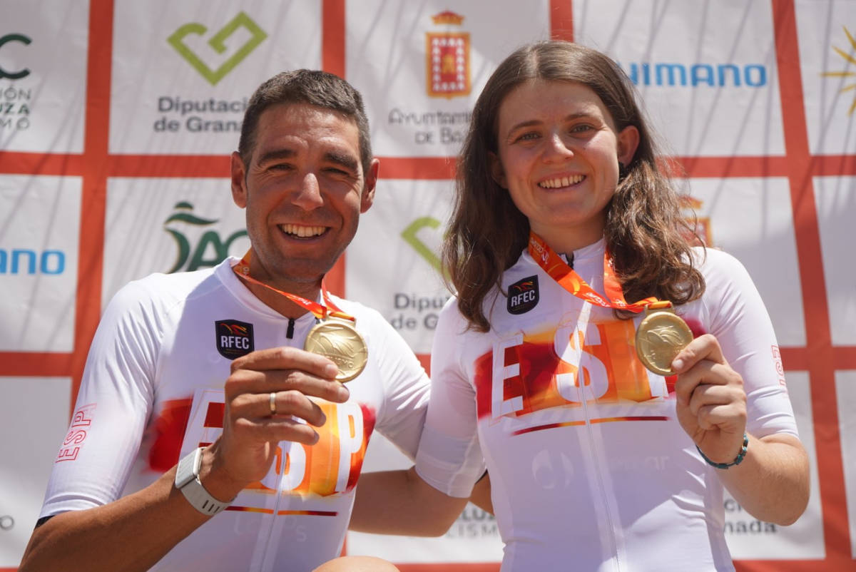 David Valero y Estíbaliz Sagardoy. Imagen: RFEC