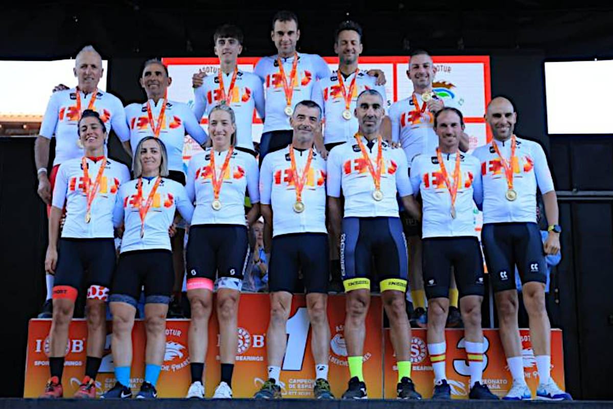 Todos los ganadores del Campeonato de España de XC Ultramaratón 2025. Imagen: RFEC