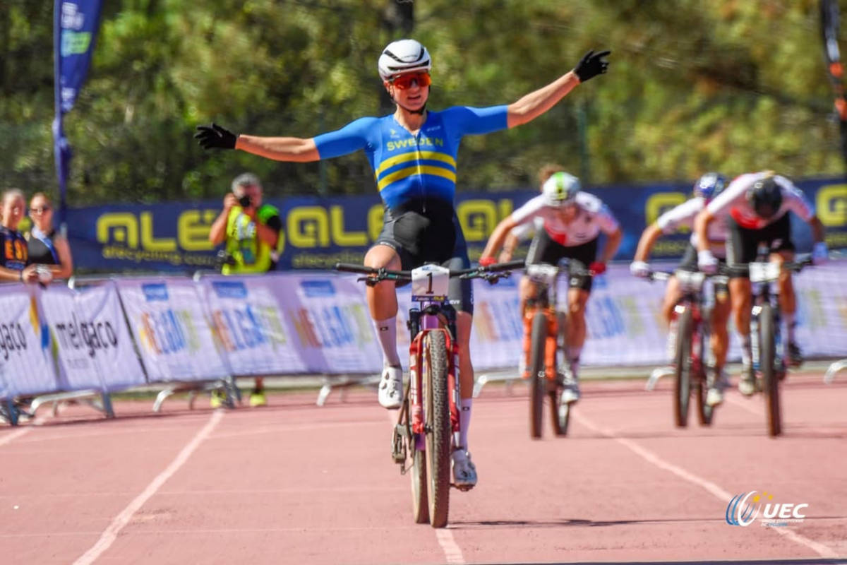Jenny Rissveds. Imagen: UEC Cycling