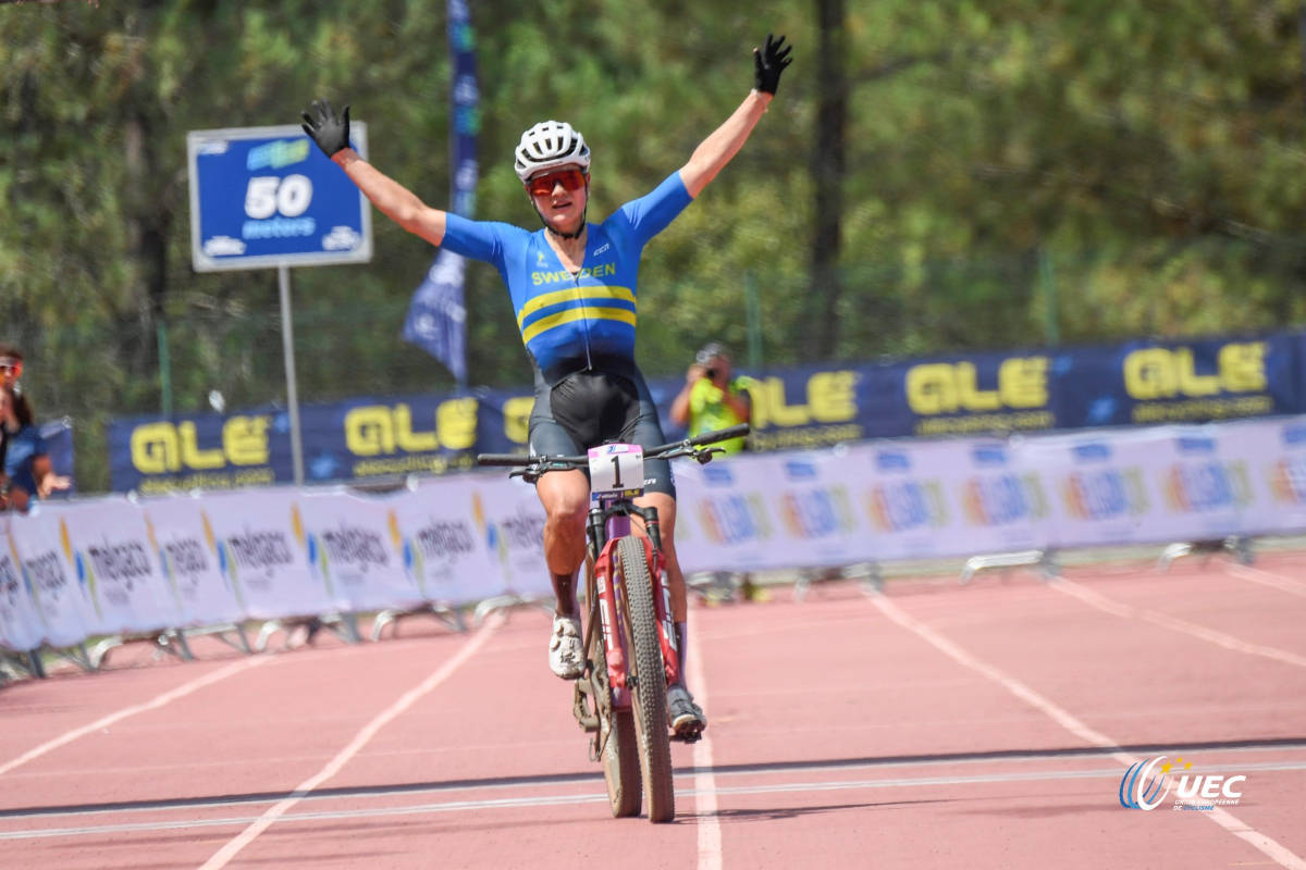 Jenny Rissveds. Imagen: UEC Cycling