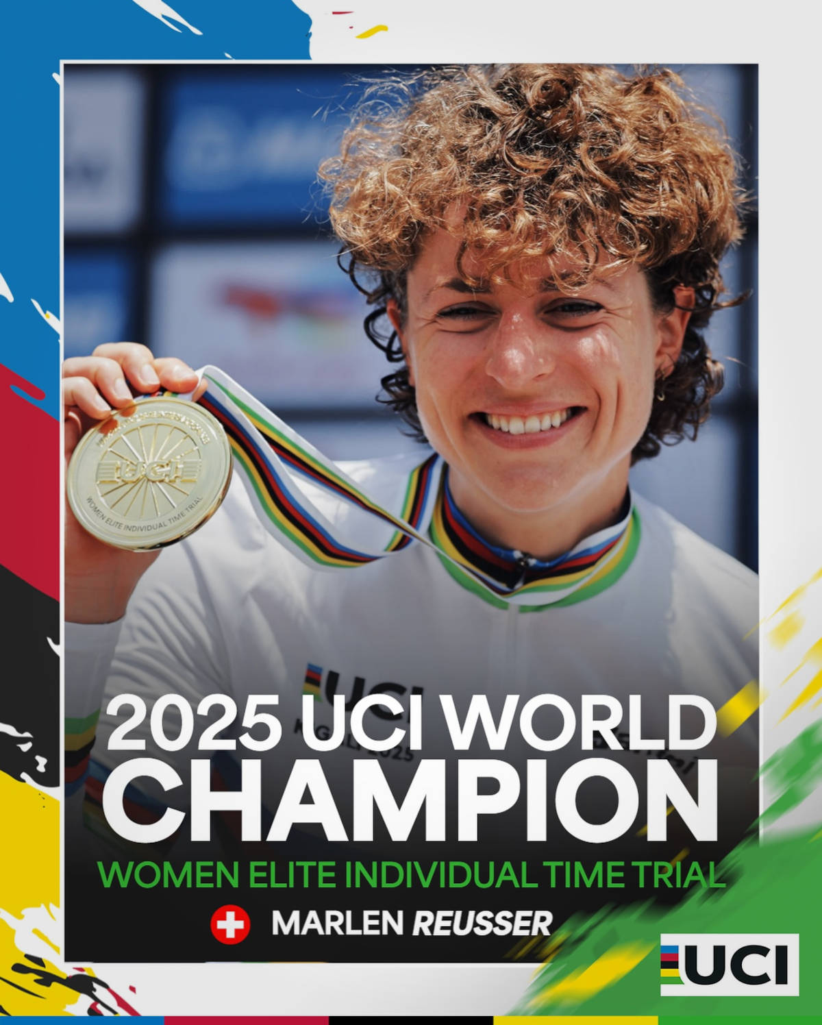 Marlen Reusser. Imagen: UCI