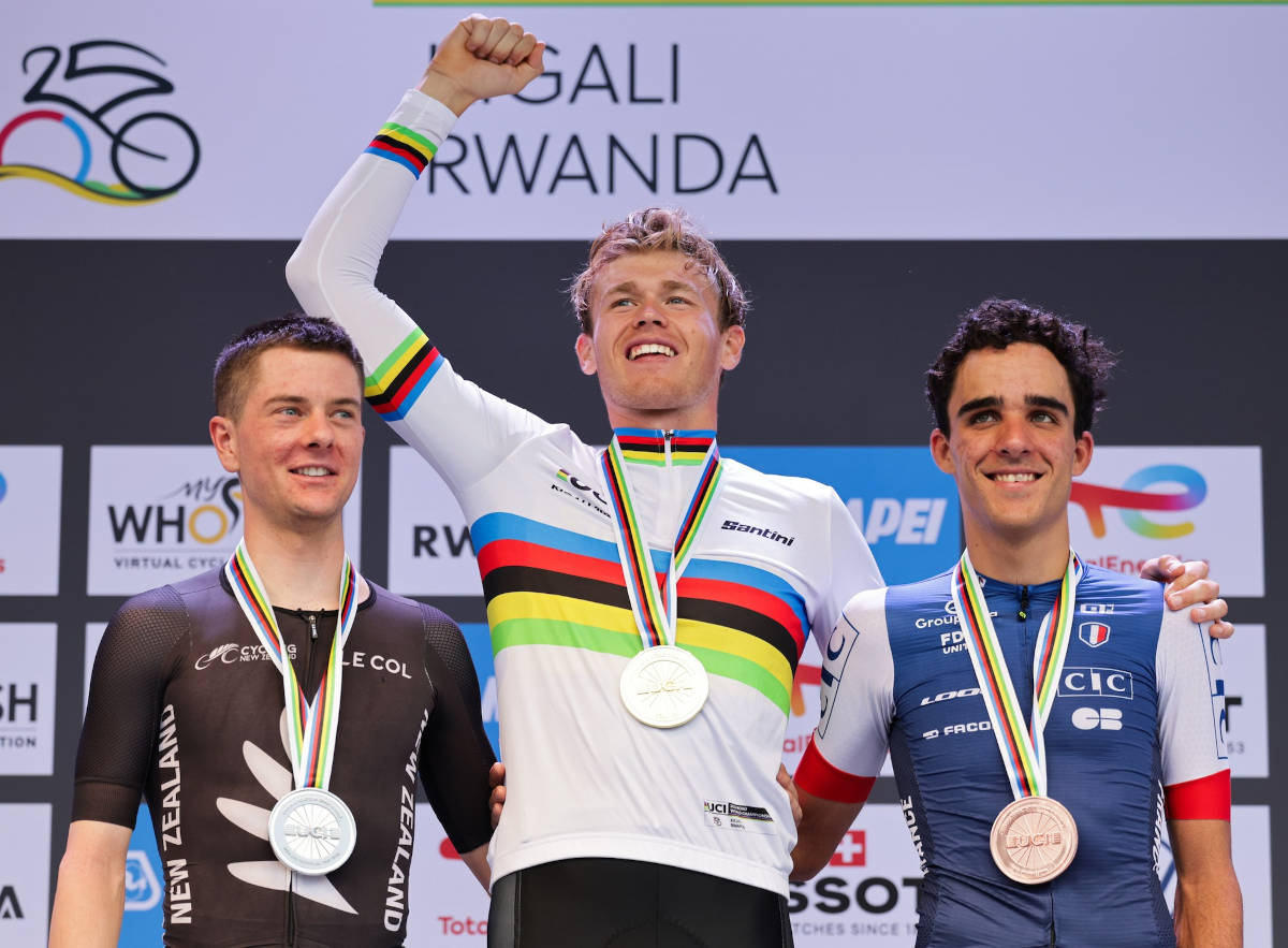 Podio sub23 masculino. Imagen: UCI