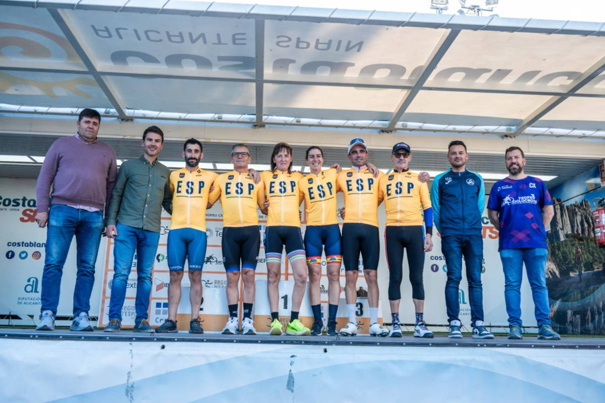 Ganadores de la Copa de España de Ciclocross 2025. Imagen: RFEC