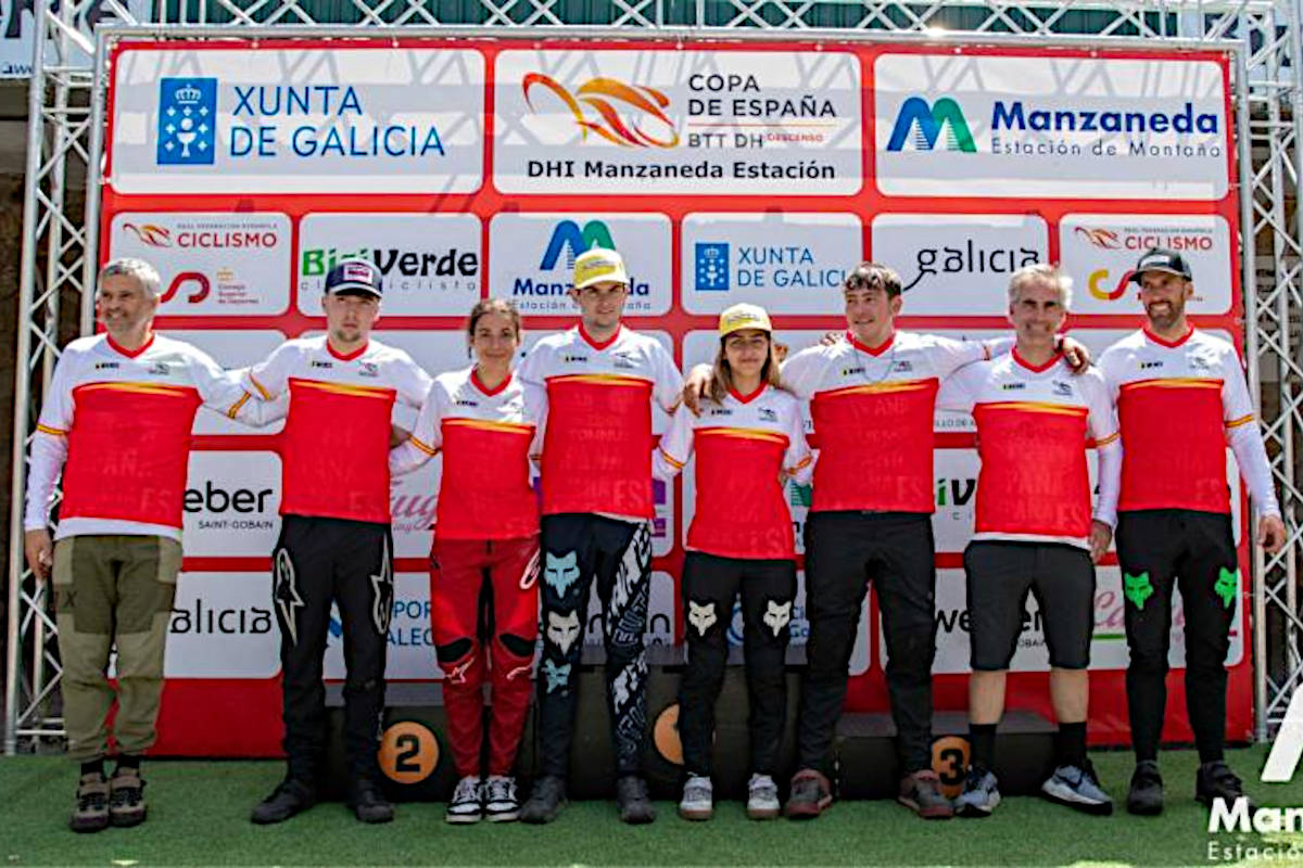 Ganadores de la Copa de España de Descenso 2025. Imagen: RFEC