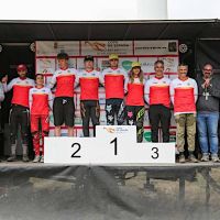 Kira Zamora y Alex Marín brillan en la cuarta prueba de la Copa de España de Descenso en Molinos O Páramo
