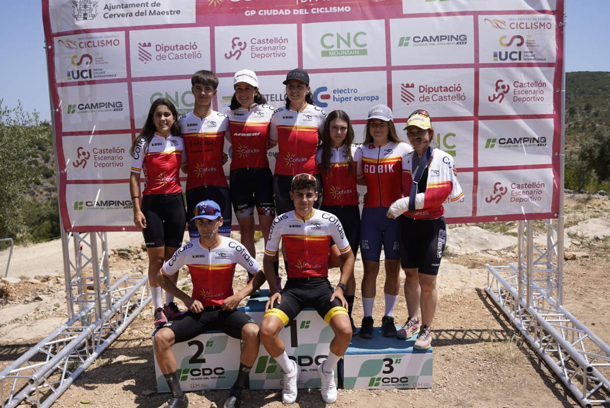 Ganadores de la Copa de España XCO Cofidis 2025. Imagen: RFEC
