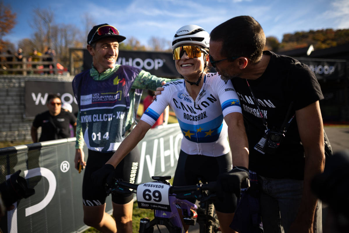 Jenny Rissveds. Imagen: WHOOP UCI Mountain Bike World Series