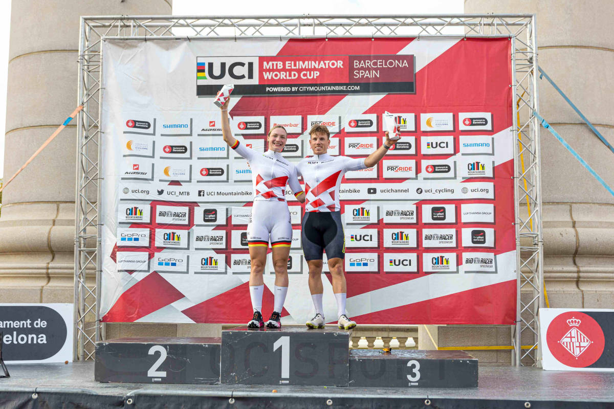 Marion Fromberger y Jakob Klemencic. Imagen: UCI