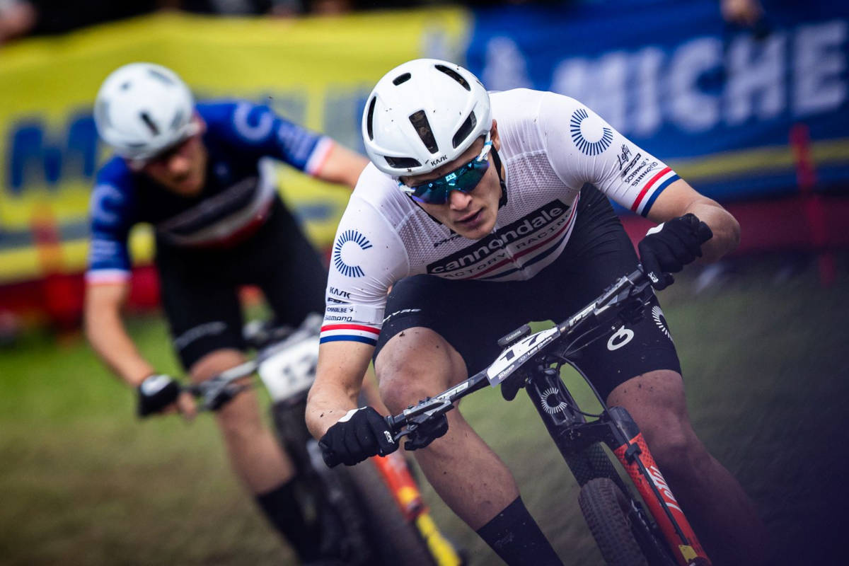Charlie Aldridge. Imagen: WHOOP UCI Mountain Bike World Series