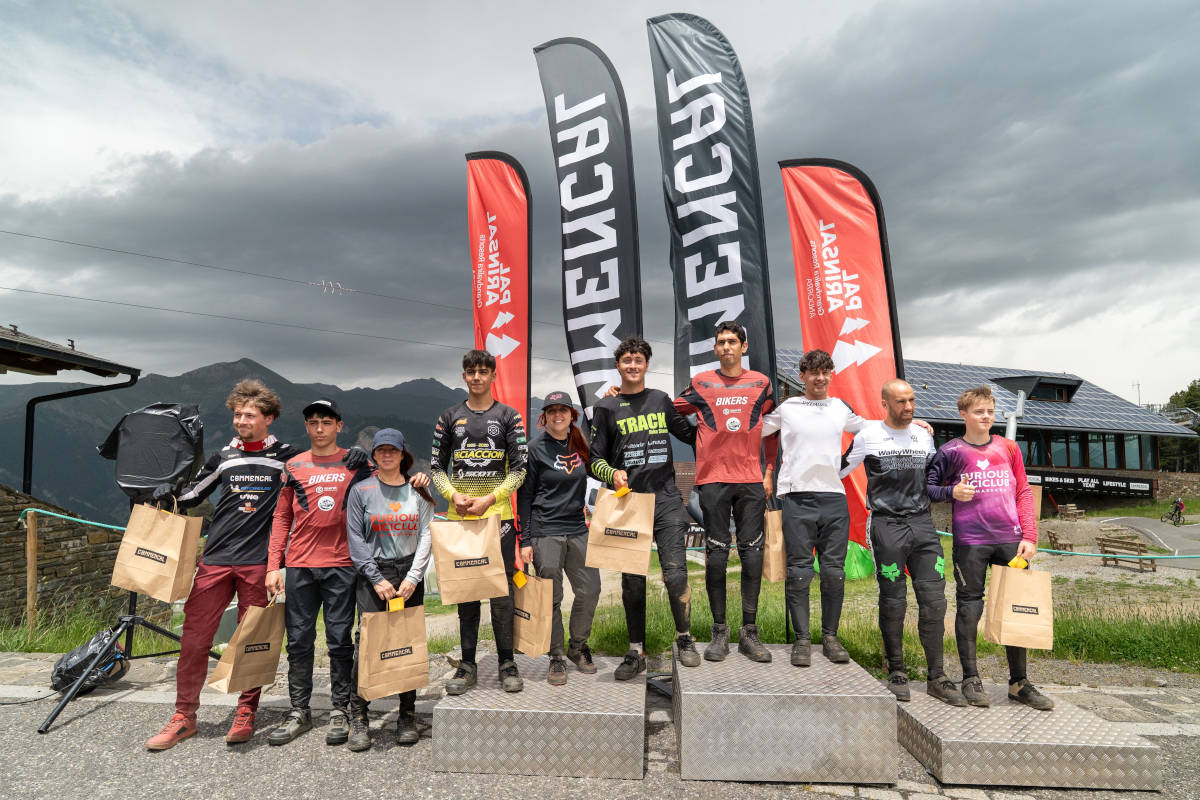 Todos los ganadores de la prueba. Imagen: Pal Arinsal