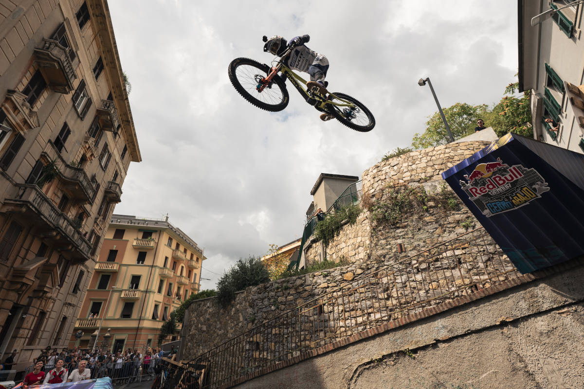Roger Vieira, el más rápido en Génova. Imagen: Bartek Wolinski / Red Bull Content Pool