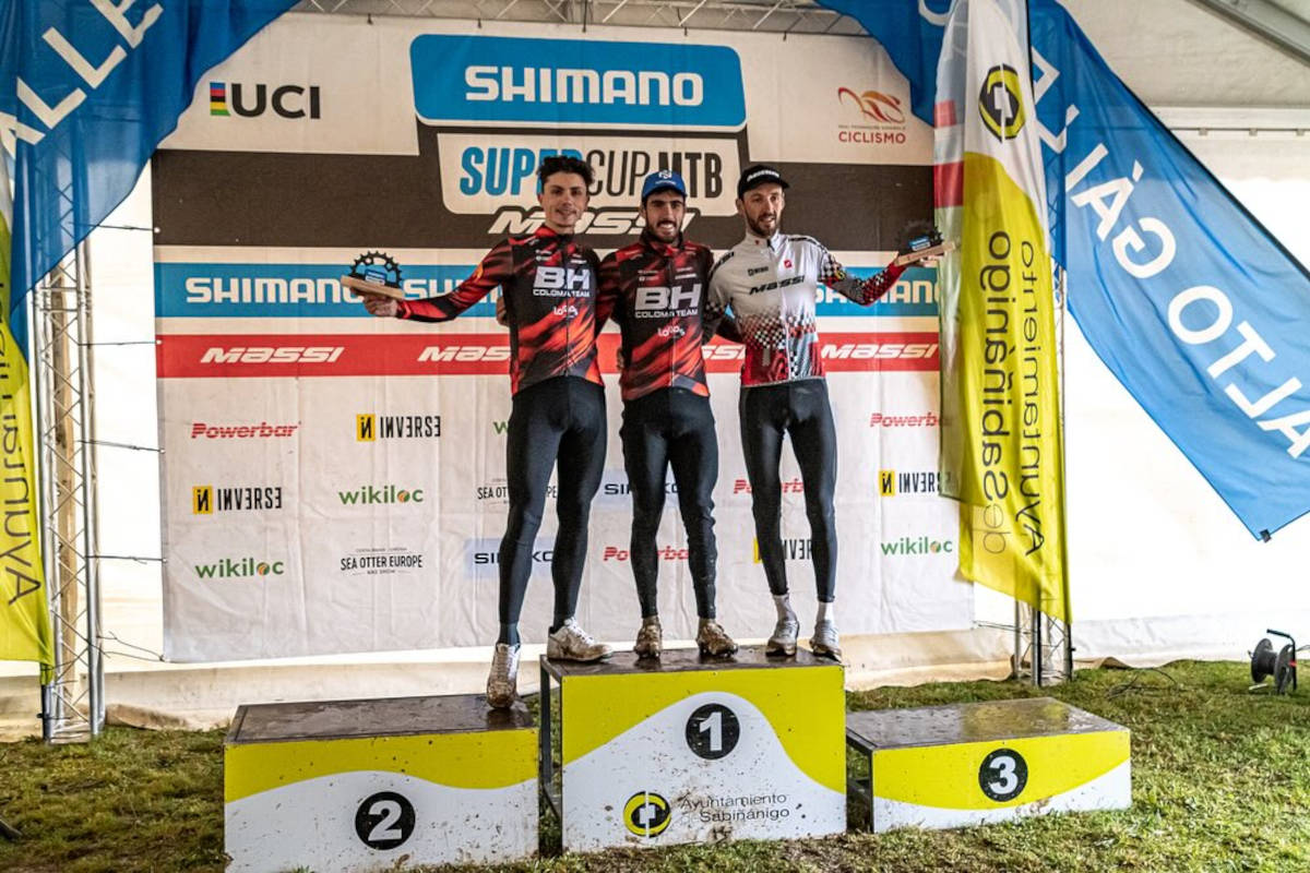 Podio élite masculino. Imagen: Shimano Super Cup Massi