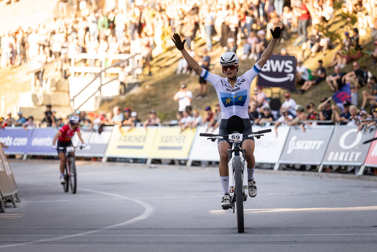 Jenny Rissveds. Imagen: WHOOP UCI Mountain Bike World Series
