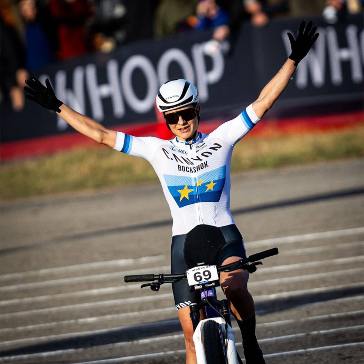Jenny Rissveds. Imagen: WHOOP UCI Mountain Bike World Series