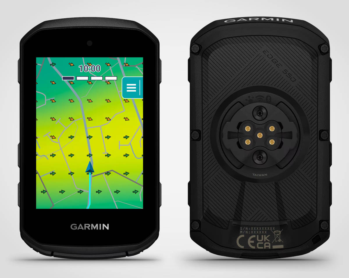 Garmin Edge 550. Imagen: Garmin