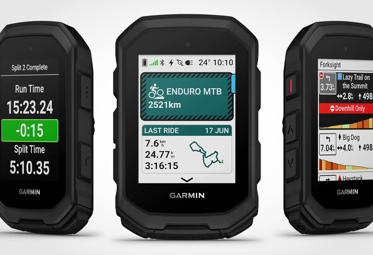 Garmin Edge MTB. Imagen: Garmin