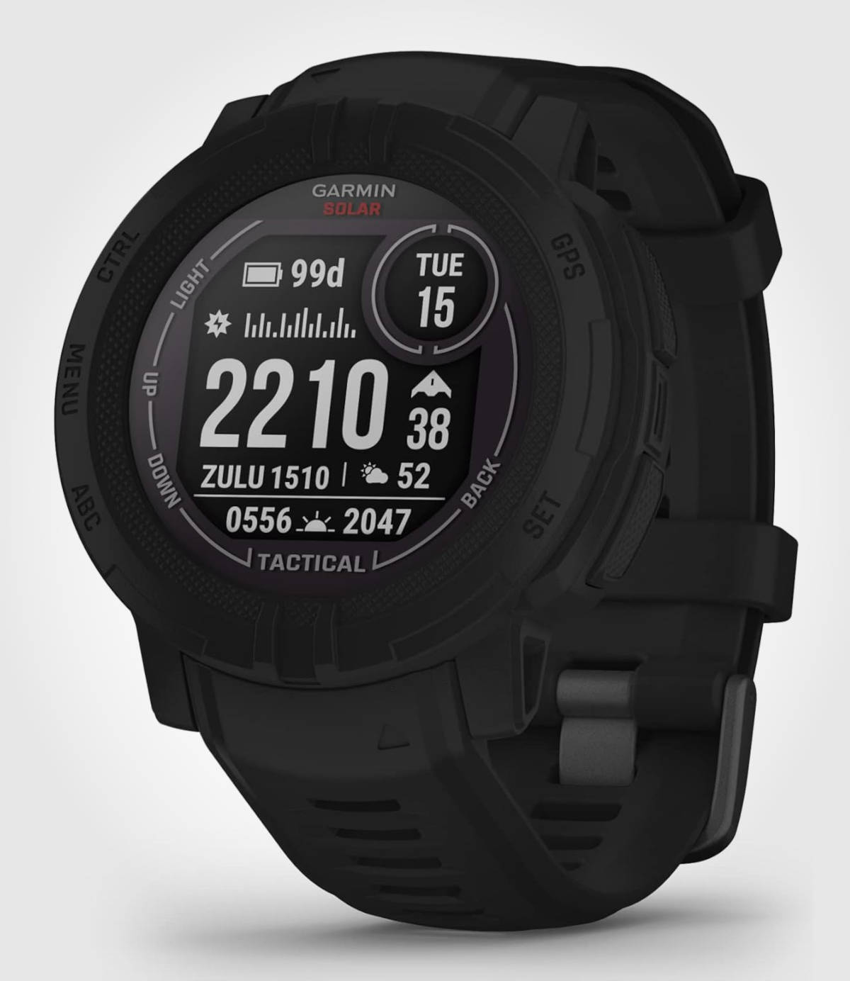 Garmin Instinct 2 Solar Tactical. Imagen: Garmin