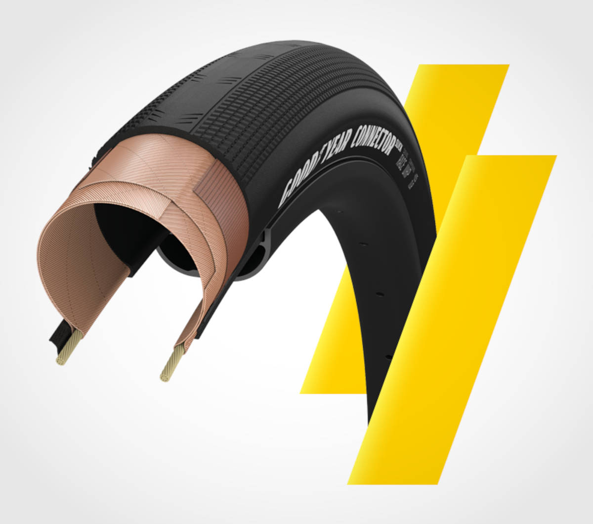Carcasa Race de 120 TPI, Connector Speed y Connector Inter. Imagen: Goodyear