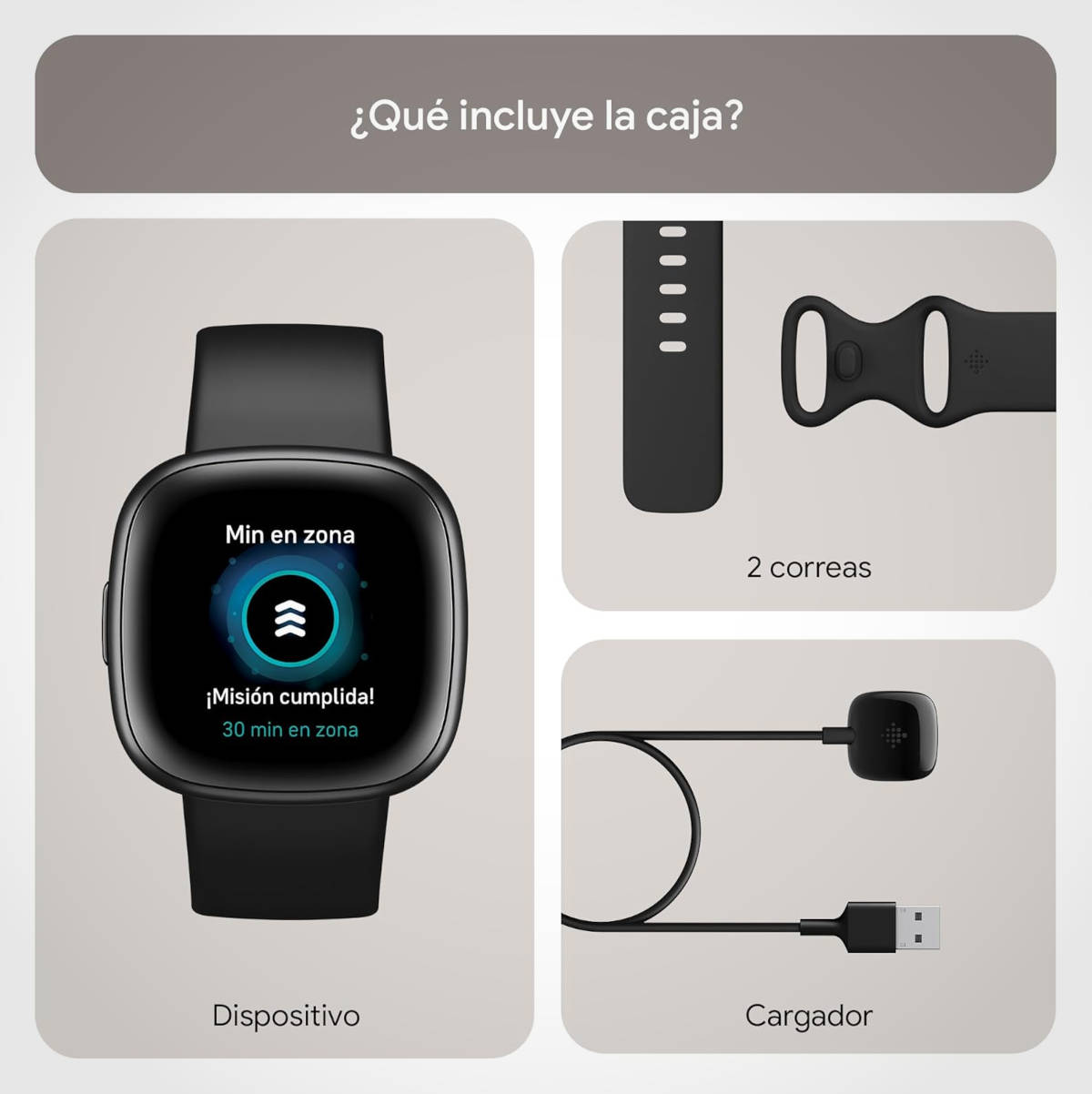 Google Fitbit Versa 4. Imagen: Google