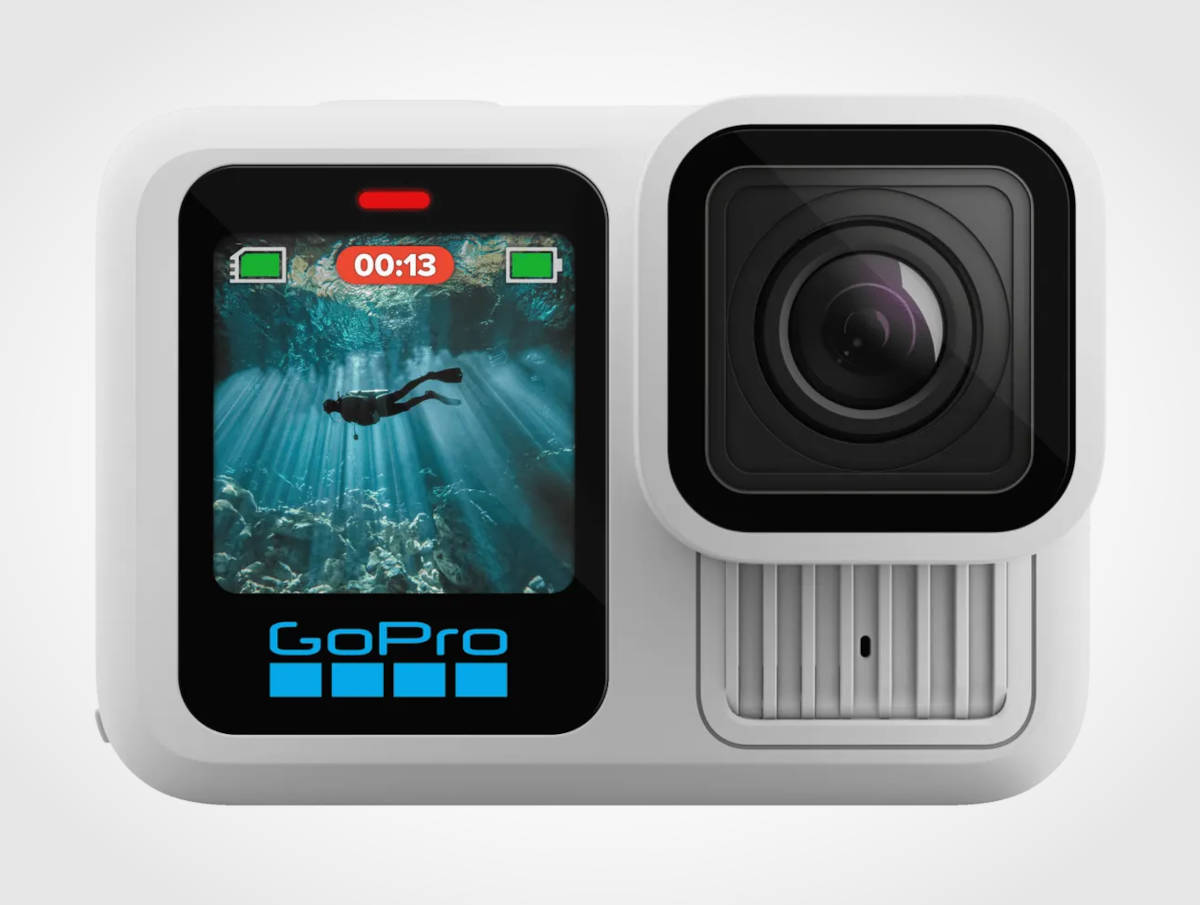 GoPro HERO13 Black en edición limitada Blanco Polar. Imagen: GoPro