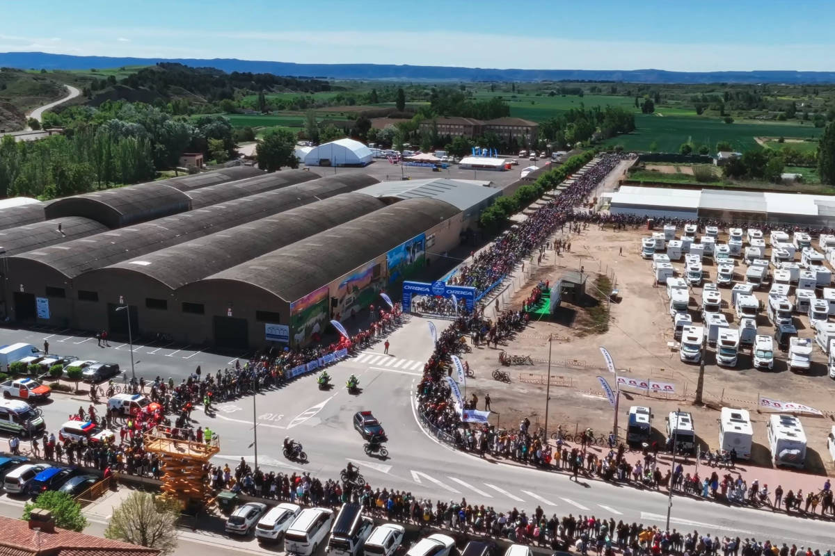 Participantes de la prueba. Imagen: Orbea Monegros