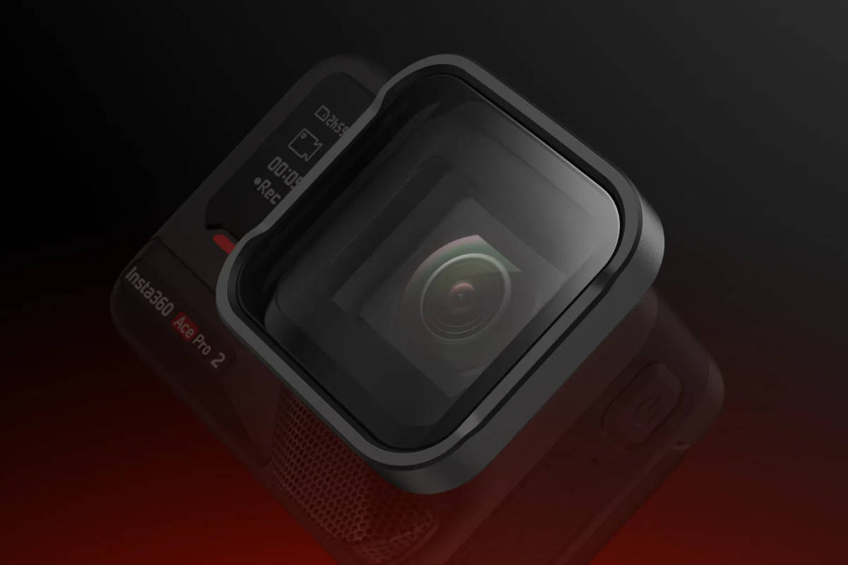 Lente cinematográfica para la Ace Pro 2. Imagen: Insta360