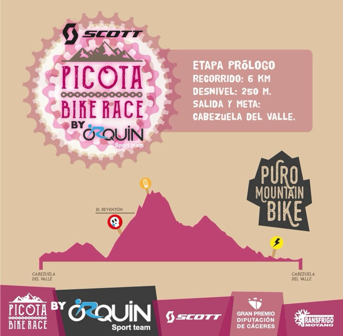Recorrido del prólogo. Imagen: La Picota Bike Race