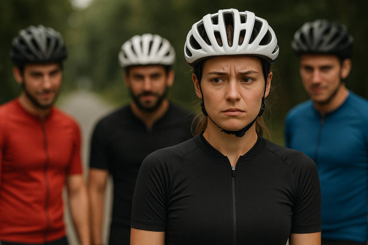 Ciclista acosada. Imagen: TodoMountainBike