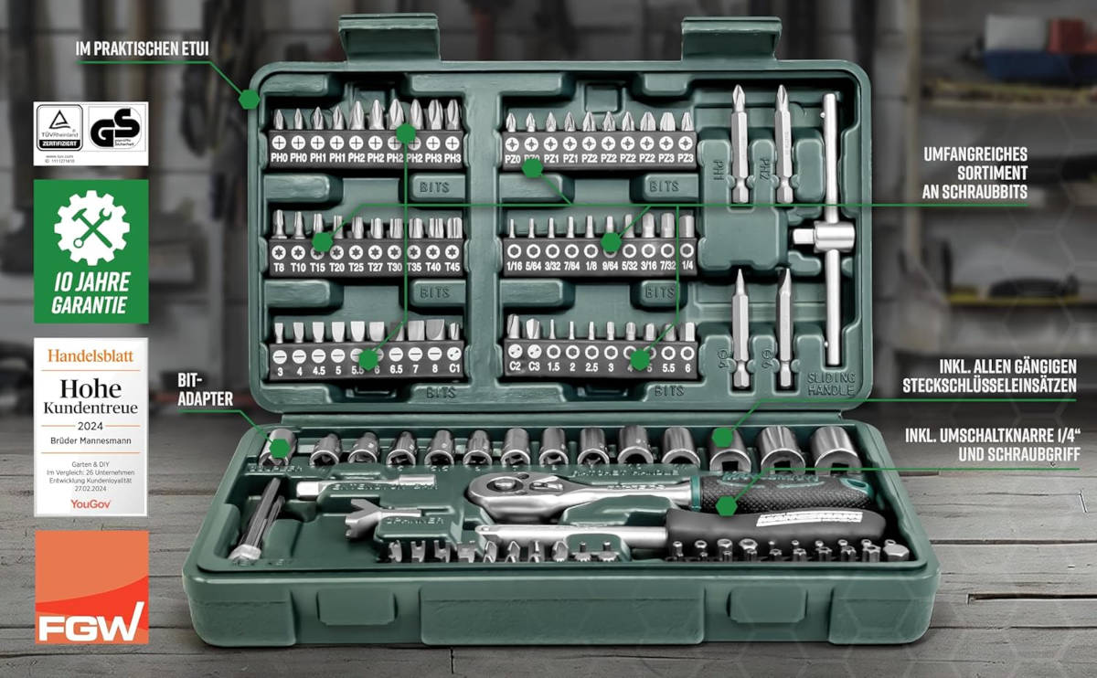 Mannesmann M29166. Imagen: Brüder Mannesmann Werkzeuge