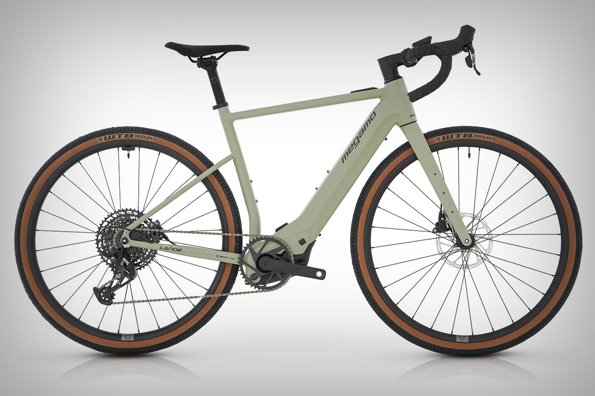 Megamo Lande con manillar de gravel. Imagen: Megamo Bicycles