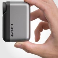 Mini bomba eléctrica Topump: inflado rápido y sin esfuerzo en cualquier salida sin pagar de más