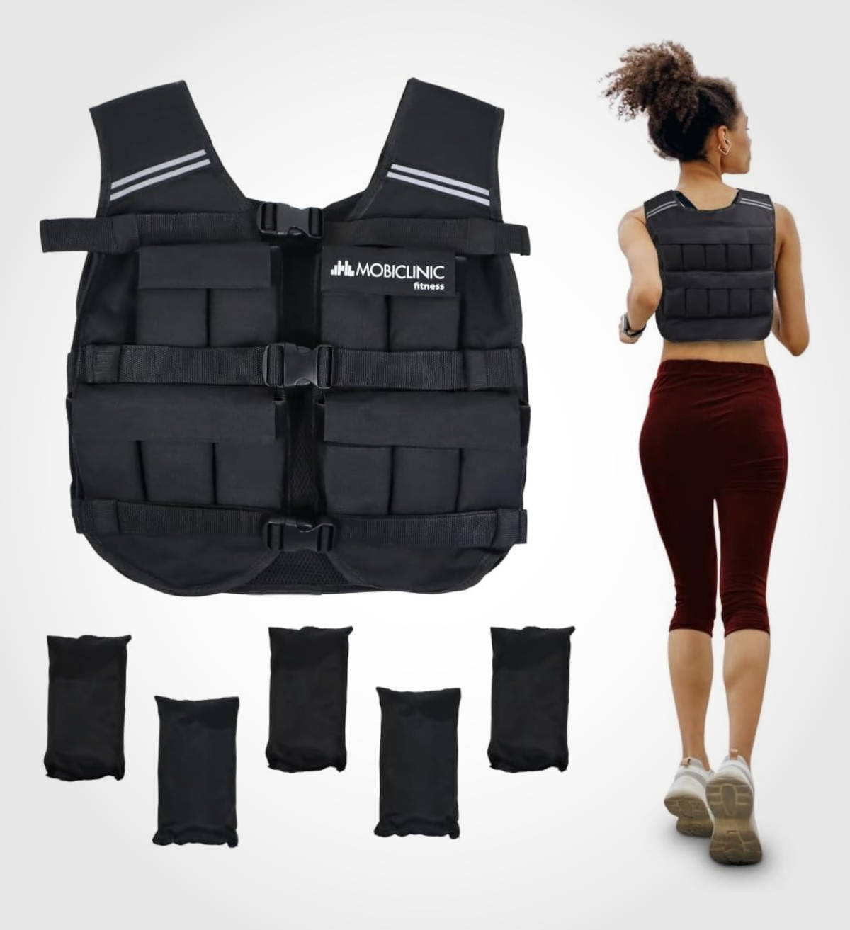 Chaleco lastrado Mobiclinic Iron20. Imagen: Mobiclinic