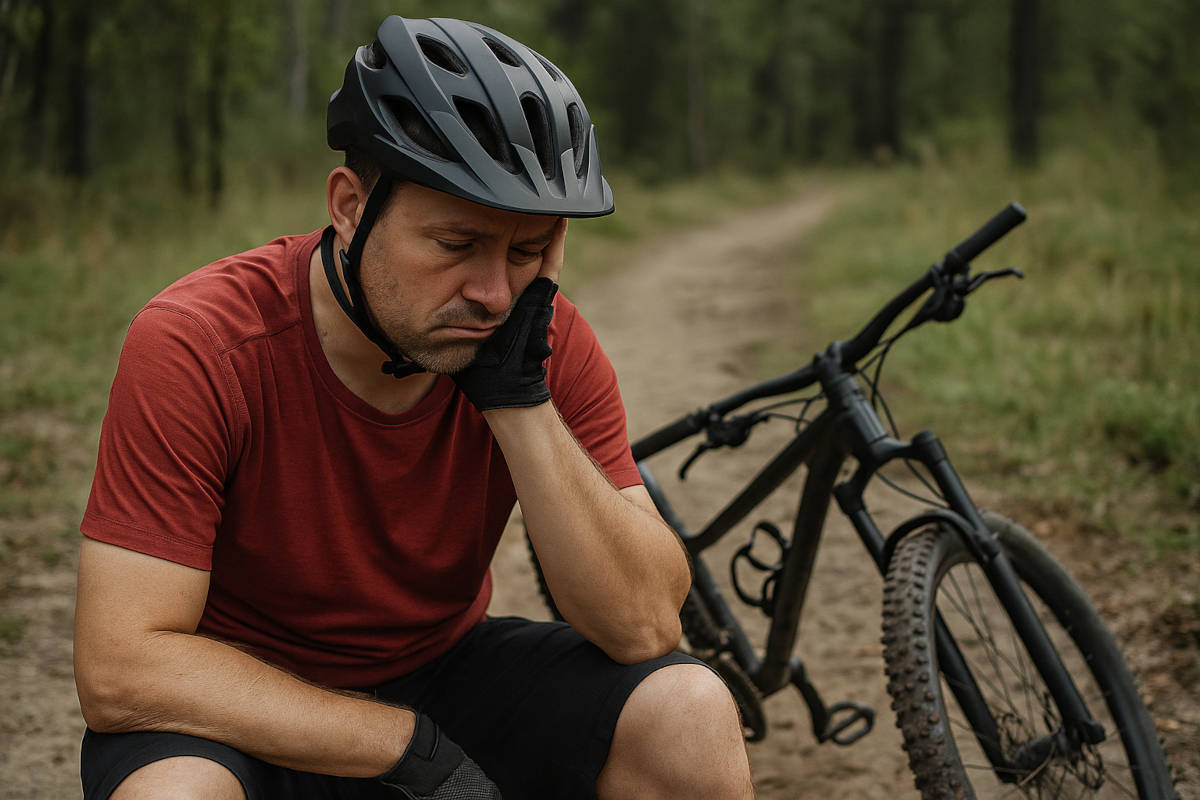 Ciclista desmotivado. Imagen: TodoMountainBike