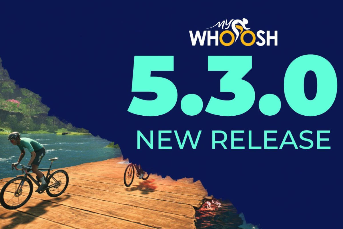 Actualización 5.3 de MyWhoosh. Imagen: MyWhoosh