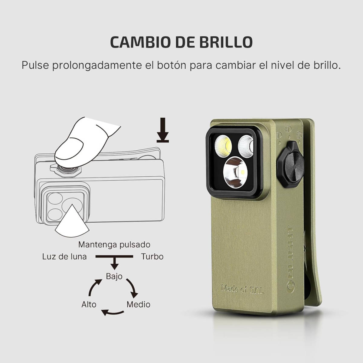Olight Oclip Ultra. Imagen: Olight