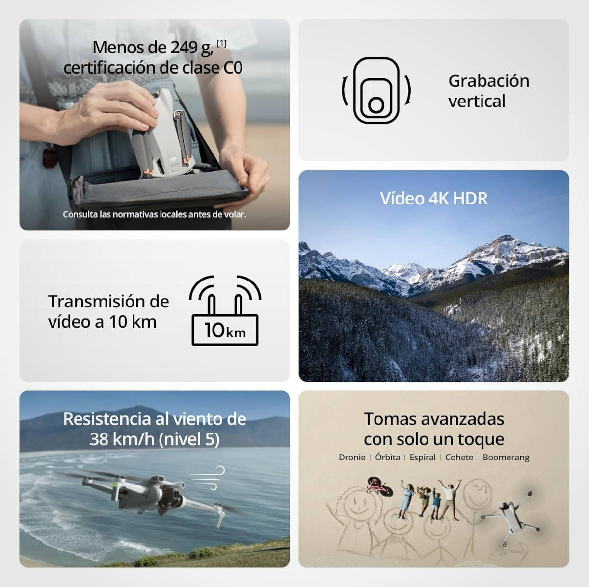 DJI Mini 3 Fly More. Imagen: DJI