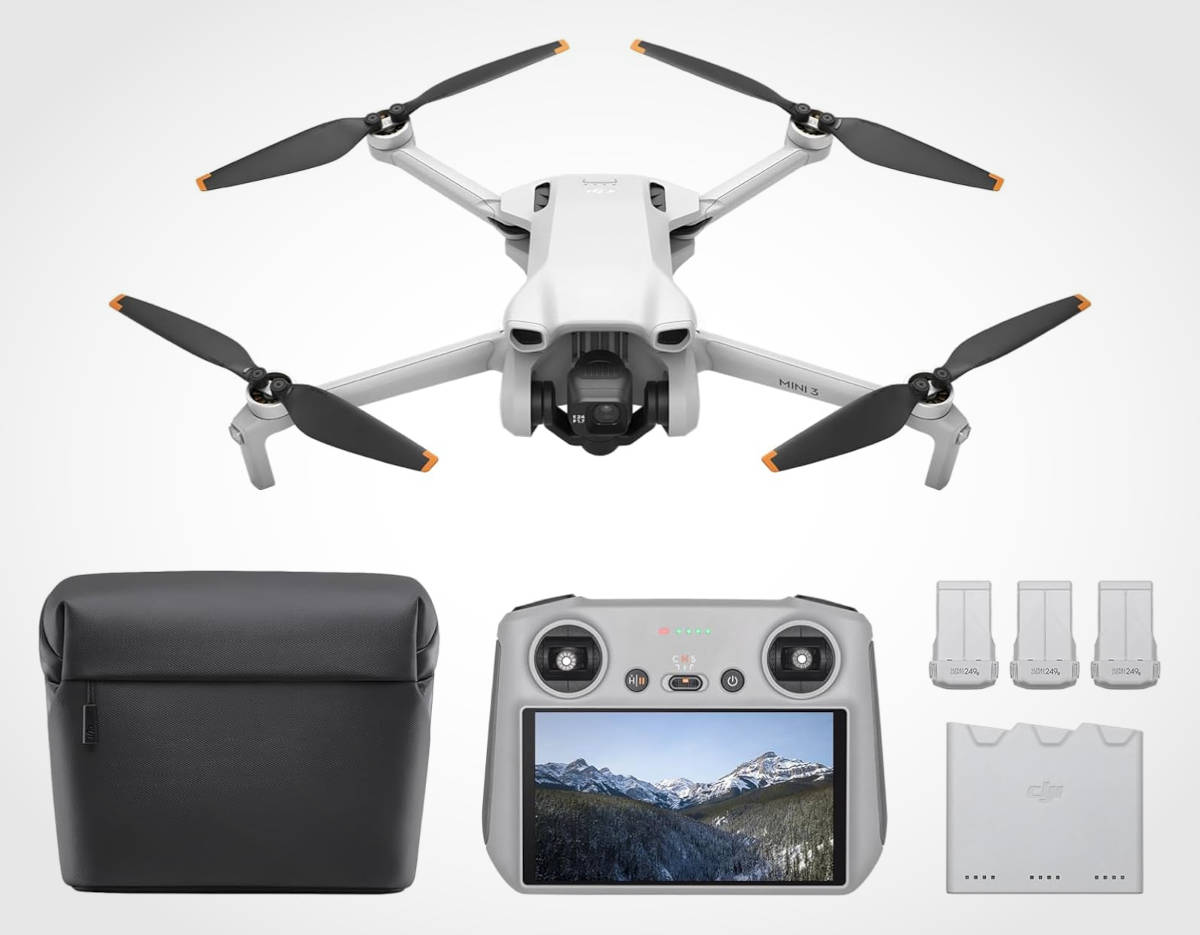 DJI Mini 3 Fly More. Imagen: DJI