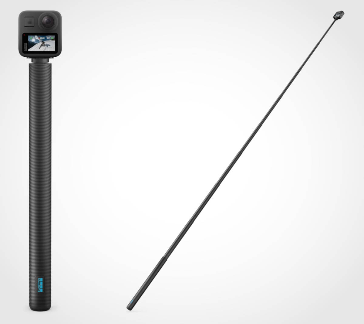 GoPro MAX 360 más vara de carbono de 2.7 metros. Imagen: GoPro